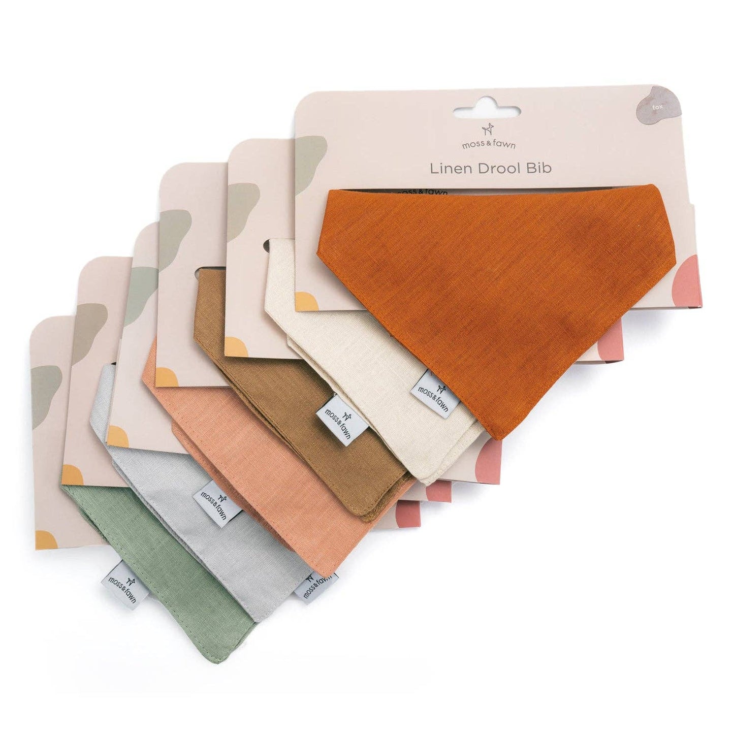 Linen Drool Bib | Bloom
